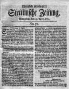 Stettinische Zeitung. Königlich privilegirte 1759, Nr 32