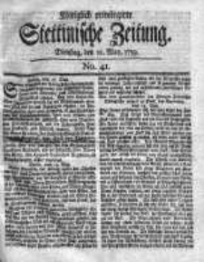 Stettinische Zeitung. Königlich privilegirte 1759, Nr 41