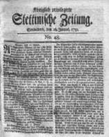 Stettinische Zeitung. Königlich privilegirte 1759, Nr 48