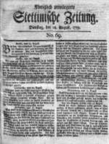 Stettinische Zeitung. Königlich privilegirte 1759, Nr 69