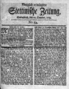 Stettinische Zeitung. Königlich privilegirte 1759, Nr 84