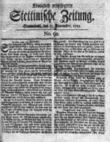 Stettinische Zeitung. Königlich privilegirte 1759, Nr 92