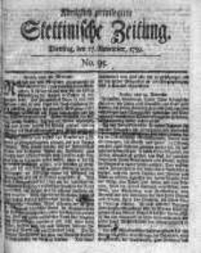 Stettinische Zeitung. Königlich privilegirte 1759, Nr 95