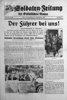 Soldaten = Zeitung der Schlesischen Armee 14 September 1939 nr 8