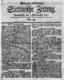 Stettinische Zeitung. Königlich privilegirte 1760, Nr 10