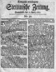 Stettinische Zeitung. Königlich privilegirte 1760, Nr 30