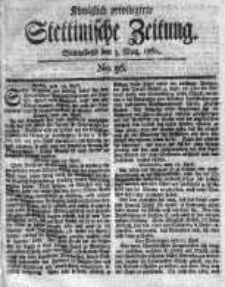 Stettinische Zeitung. Königlich privilegirte 1760, Nr 36