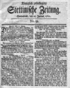 Stettinische Zeitung. Königlich privilegirte 1760, Nr 52