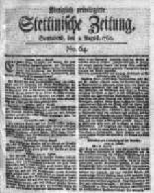 Stettinische Zeitung. Königlich privilegirte 1760, Nr 64