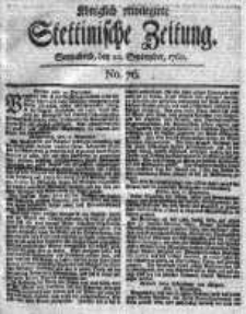 Stettinische Zeitung. Königlich privilegirte 1760, Nr 76