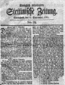 Stettinische Zeitung. Königlich privilegirte 1760, Nr 78