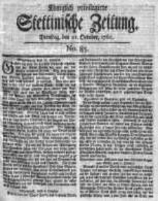 Stettinische Zeitung. Königlich privilegirte 1760, Nr 85