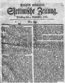 Stettinische Zeitung. Königlich privilegirte 1760, Nr 89
