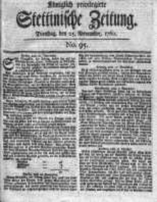 Stettinische Zeitung. Königlich privilegirte 1760, Nr 95