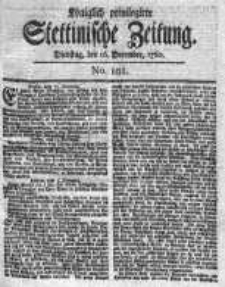 Stettinische Zeitung. Königlich privilegirte 1760, Nr 101