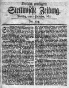 Stettinische Zeitung. Königlich privilegirte 1760, Nr 104