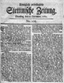 Stettinische Zeitung. Königlich privilegirte 1760, Nr 105