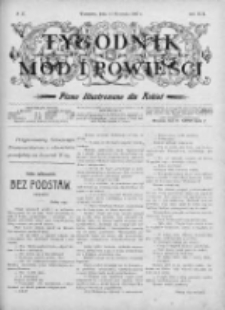 Tygodnik Mód i Powieści. Pismo ilustrowane dla kobiet 1907, Nr 37
