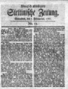 Stettinische Zeitung. Königlich privilegirte 1767, Nr 11