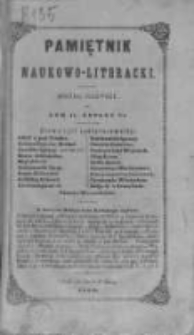 Pamiętnik Naukowo-Literacki. Pismo zbiorowe umiejetności, literatury i sztuki, 1850, R. II, Z. 6