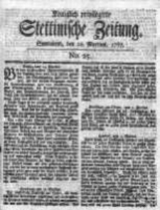Stettinische Zeitung. Königlich privilegirte 1767, Nr 25