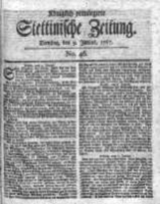 Stettinische Zeitung. Königlich privilegirte 1767, Nr 46