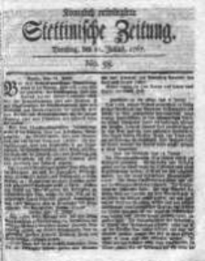 Stettinische Zeitung. Königlich privilegirte 1767, Nr 58