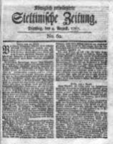 Stettinische Zeitung. Königlich privilegirte 1767, Nr 62