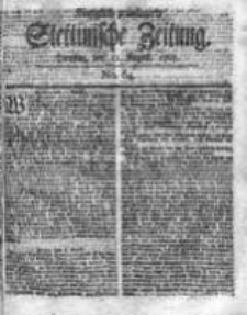 Stettinische Zeitung. Königlich privilegirte 1767, Nr 64
