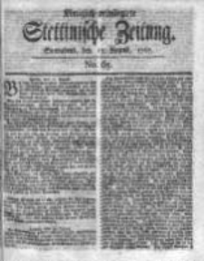 Stettinische Zeitung. Königlich privilegirte 1767, Nr 65
