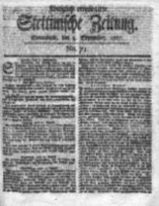 Stettinische Zeitung. Königlich privilegirte 1767, Nr 71