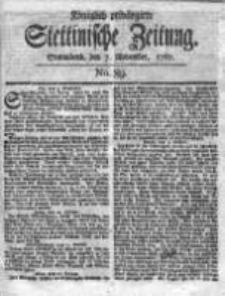 Stettinische Zeitung. Königlich privilegirte 1767, Nr 89