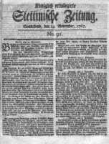 Stettinische Zeitung. Königlich privilegirte 1767, Nr 91