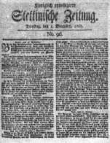 Stettinische Zeitung. Königlich privilegirte 1767, Nr 96