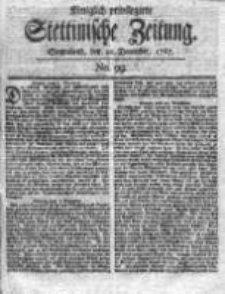 Stettinische Zeitung. Königlich privilegirte 1767, Nr 99