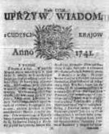 Uprzywilejowane Wiadomości z Cudzych Krajów 1741, Nr 252