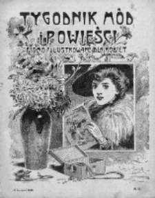 Tygodnik Mód i Powieści. Pismo ilustrowane dla kobiet 1909, Nr 35