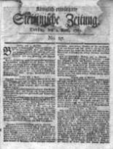Stettinische Zeitung. Königlich privilegirte 1769, Nr 27