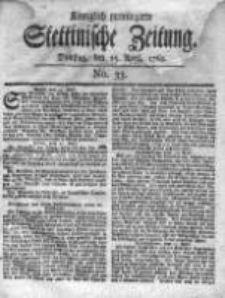 Stettinische Zeitung. Königlich privilegirte 1769, Nr 33