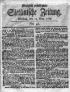 Stettinische Zeitung. Königlich privilegirte 1769, Nr 41