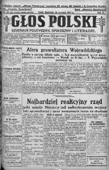 Głos Polski : dziennik polityczny, społeczny i literacki 30 styczeń 1927 nr 29