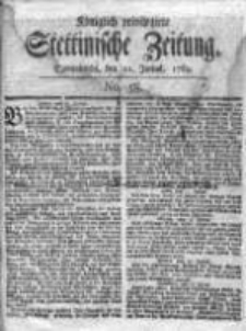 Stettinische Zeitung. Königlich privilegirte 1769, Nr 58