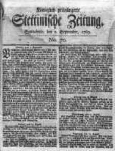 Stettinische Zeitung. Königlich privilegirte 1769, Nr 70