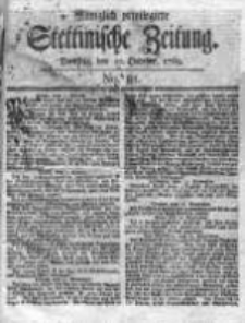 Stettinische Zeitung. Königlich privilegirte 1769, Nr 81