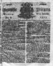 Stettinische Zeitung. Königlich privilegirte 1777, Nr 6