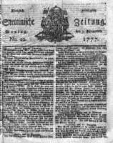 Stettinische Zeitung. Königlich privilegirte 1777, Nr 10