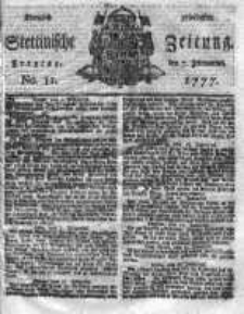 Stettinische Zeitung. Königlich privilegirte 1777, Nr 11