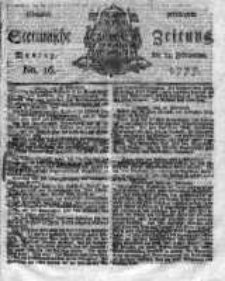 Stettinische Zeitung. Königlich privilegirte 1777, Nr 16