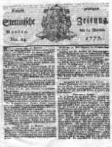 Stettinische Zeitung. Königlich privilegirte 1777, Nr 24