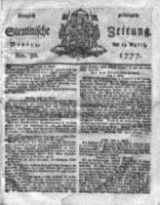 Stettinische Zeitung. Königlich privilegirte 1777, Nr 30